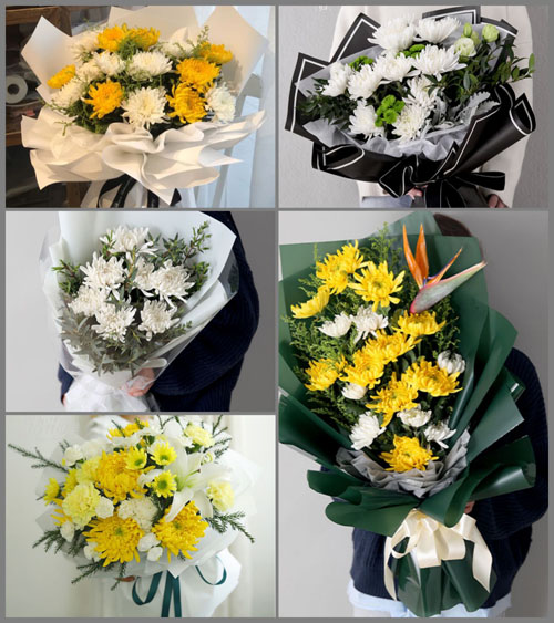 广东揭阳市揭东区云路镇云七村白事花束代送